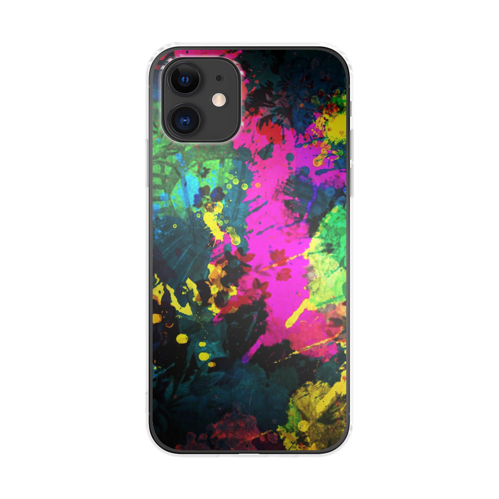 Mixture Colorful Paint iPhone 11 Case