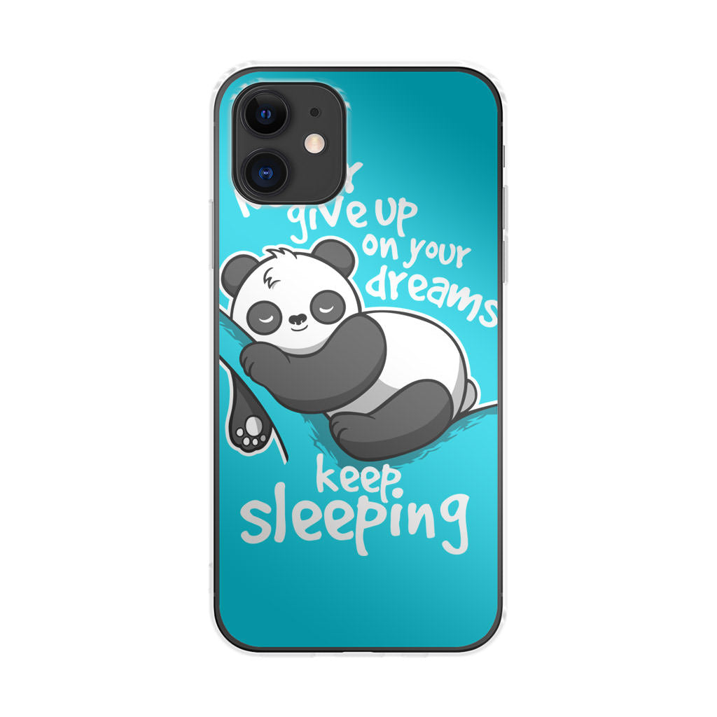 Panda Keep Sleeping iPhone 12 mini Case