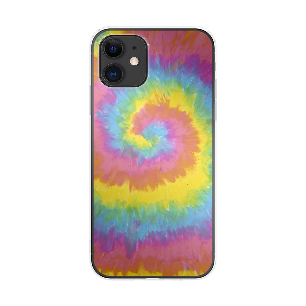 Pastel Rainbow Tie Dye iPhone 12 Case
