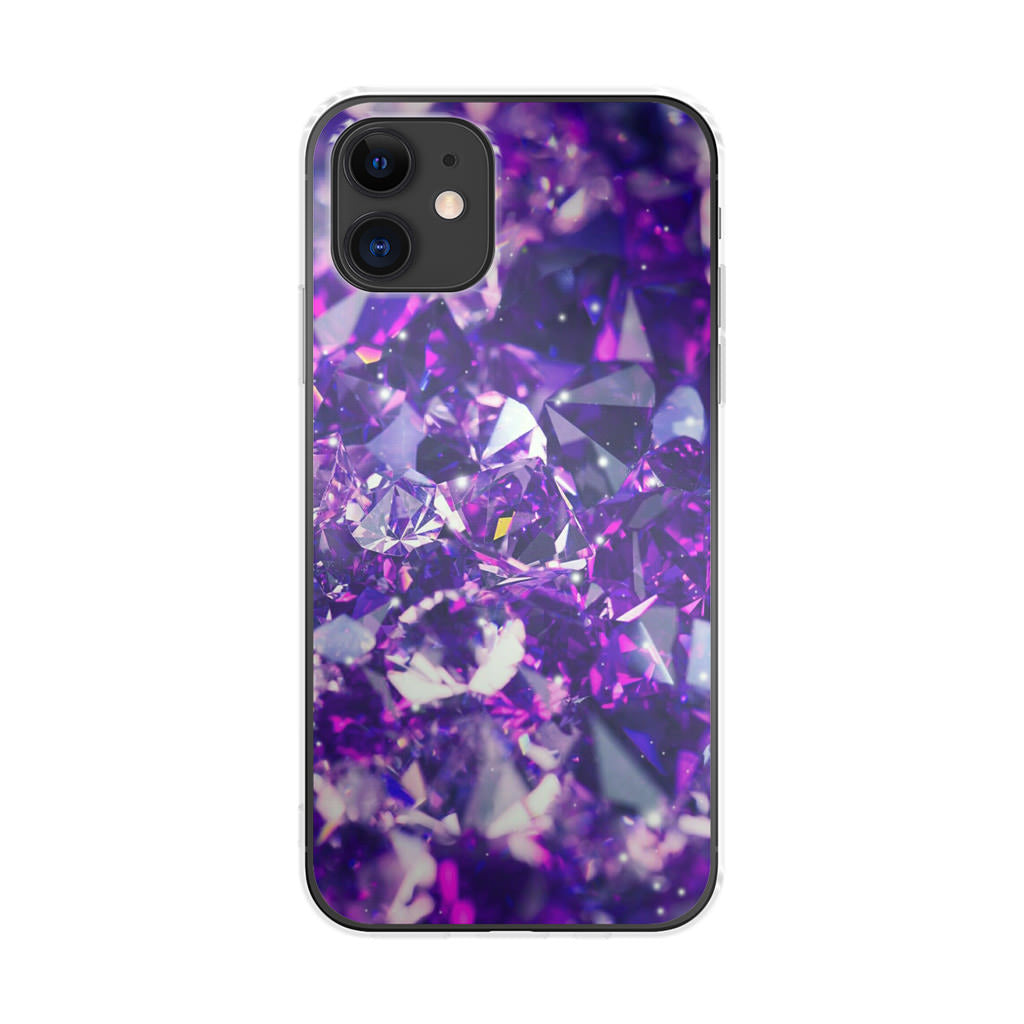 Purple Crystal iPhone 12 Case