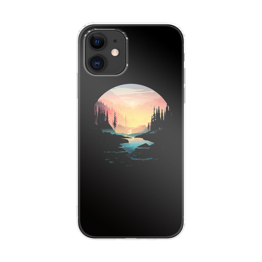 River Path at Dusk iPhone 12 Case