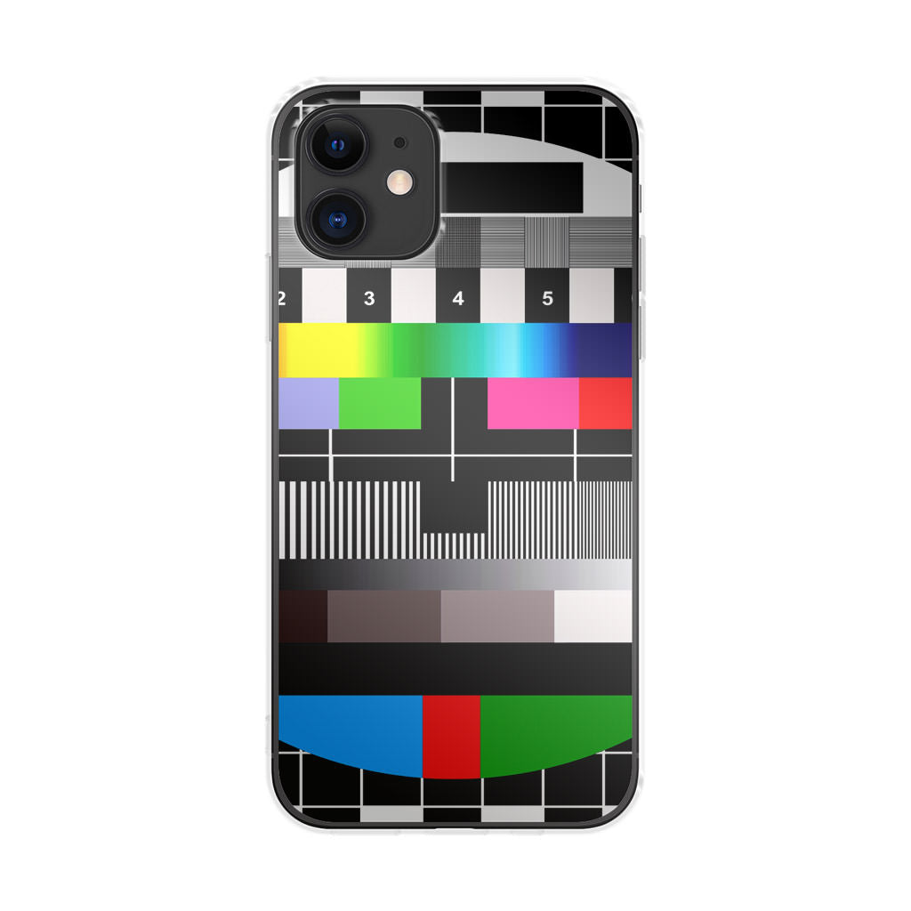 Scheme Pause TV Colorful Mesh iPhone 11 Case