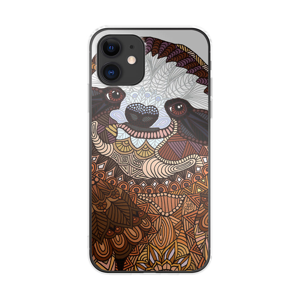 Sloth Ethnic Pattern iPhone 11 Case