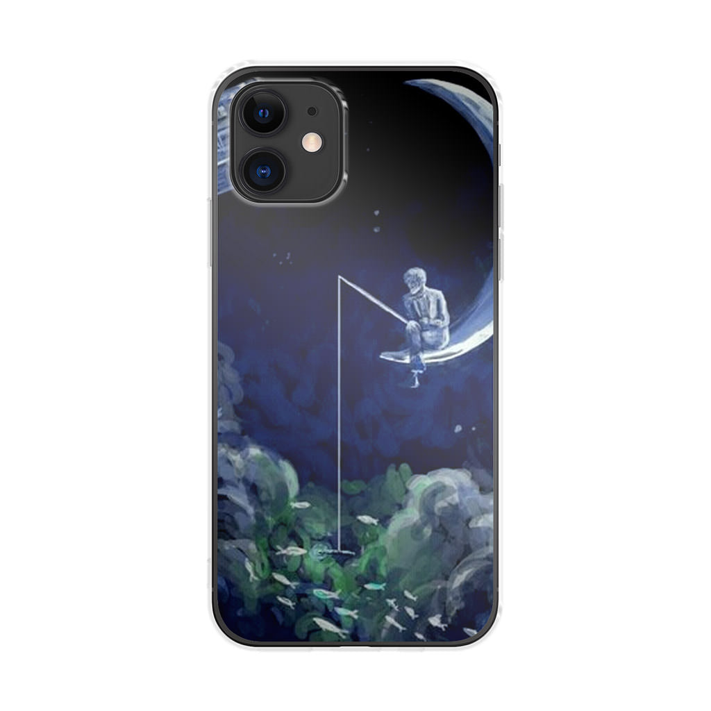 Tardis Walking To The Moon iPhone 11 Case