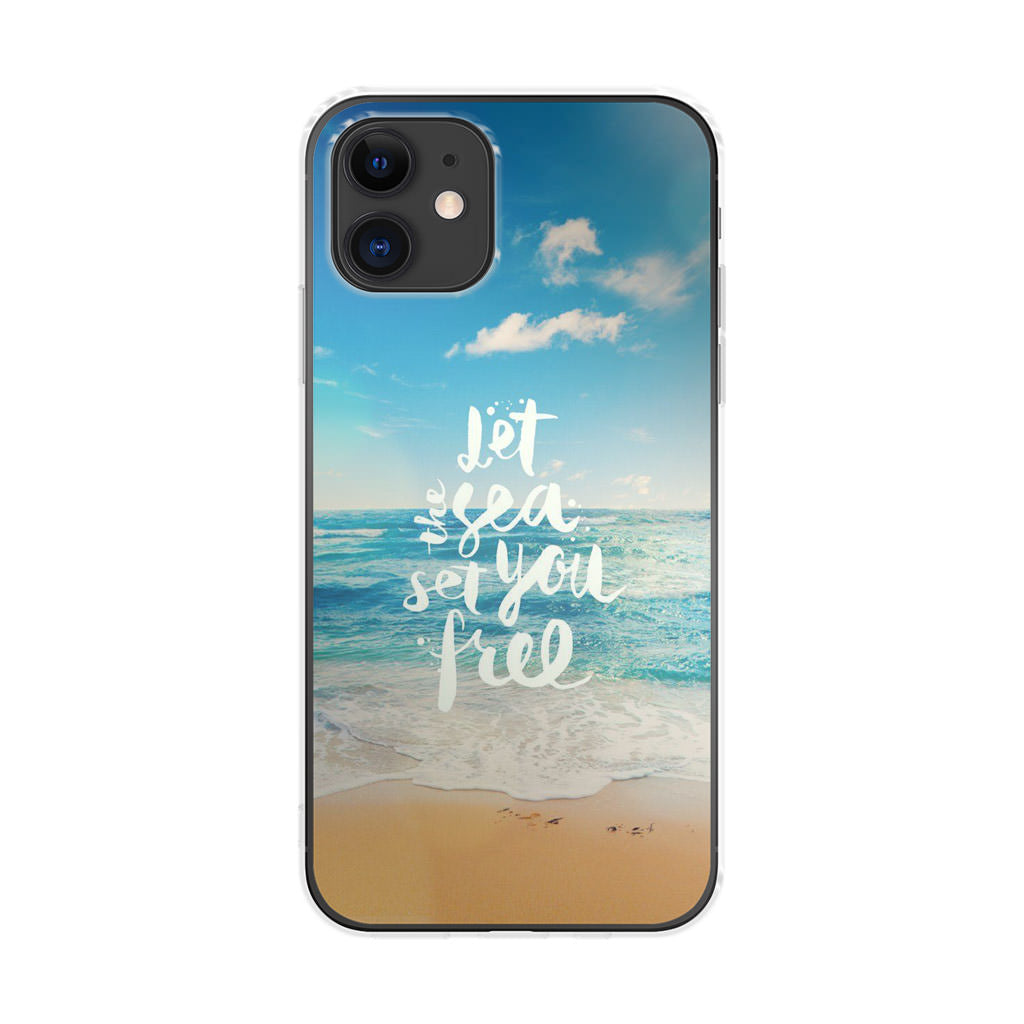 The Sea Set You Free iPhone 12 mini Case