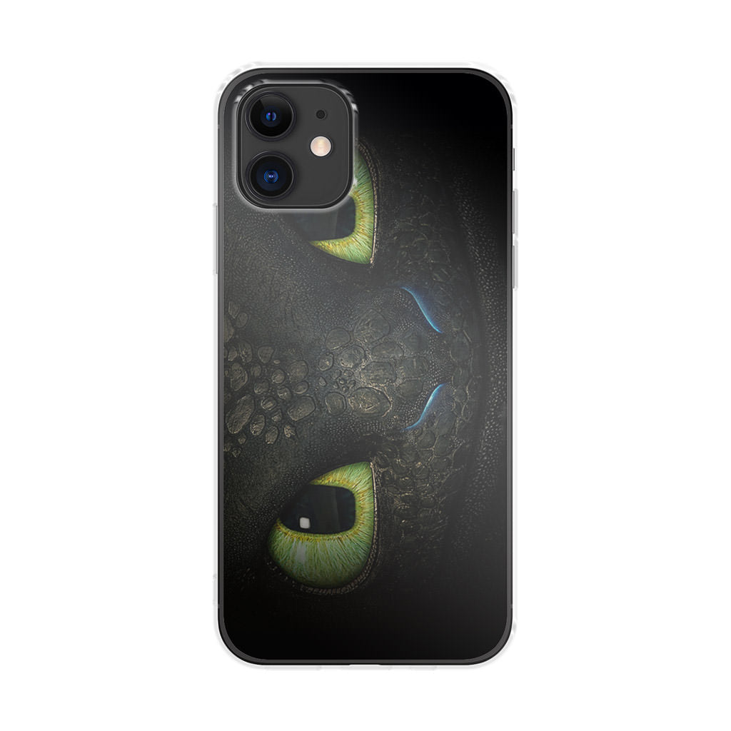 Toothless Dragon Eyes Close Up iPhone 11 Case