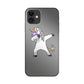 Unicorn Dabbing Grey iPhone 12 mini Case
