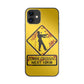 Zombie Crossing Sign iPhone 12 mini Case