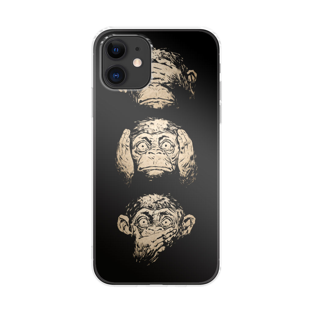 3 Wise Monkey iPhone 12 Case