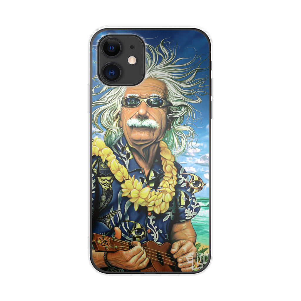 Albert Enstein On Vacation iPhone 12 Case