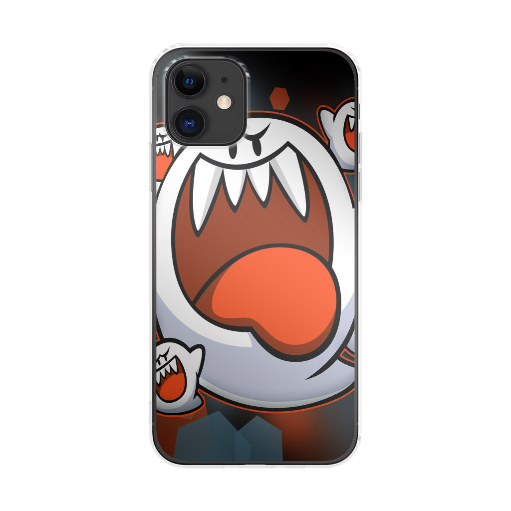 Boo Ghost Cartoon  iPhone 12 Case