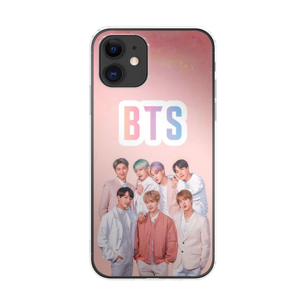 BTS Member in Pink iPhone 12 Case