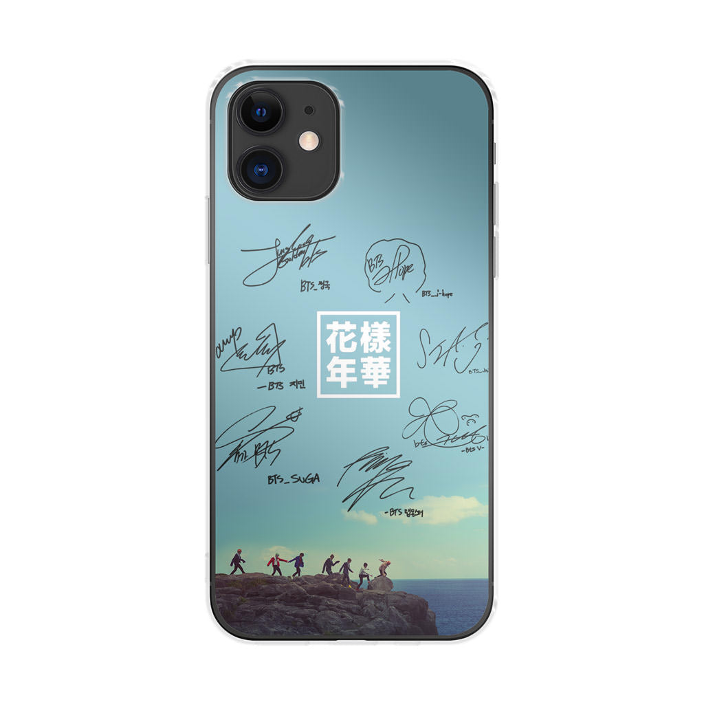 BTS Signature iPhone 12 Case