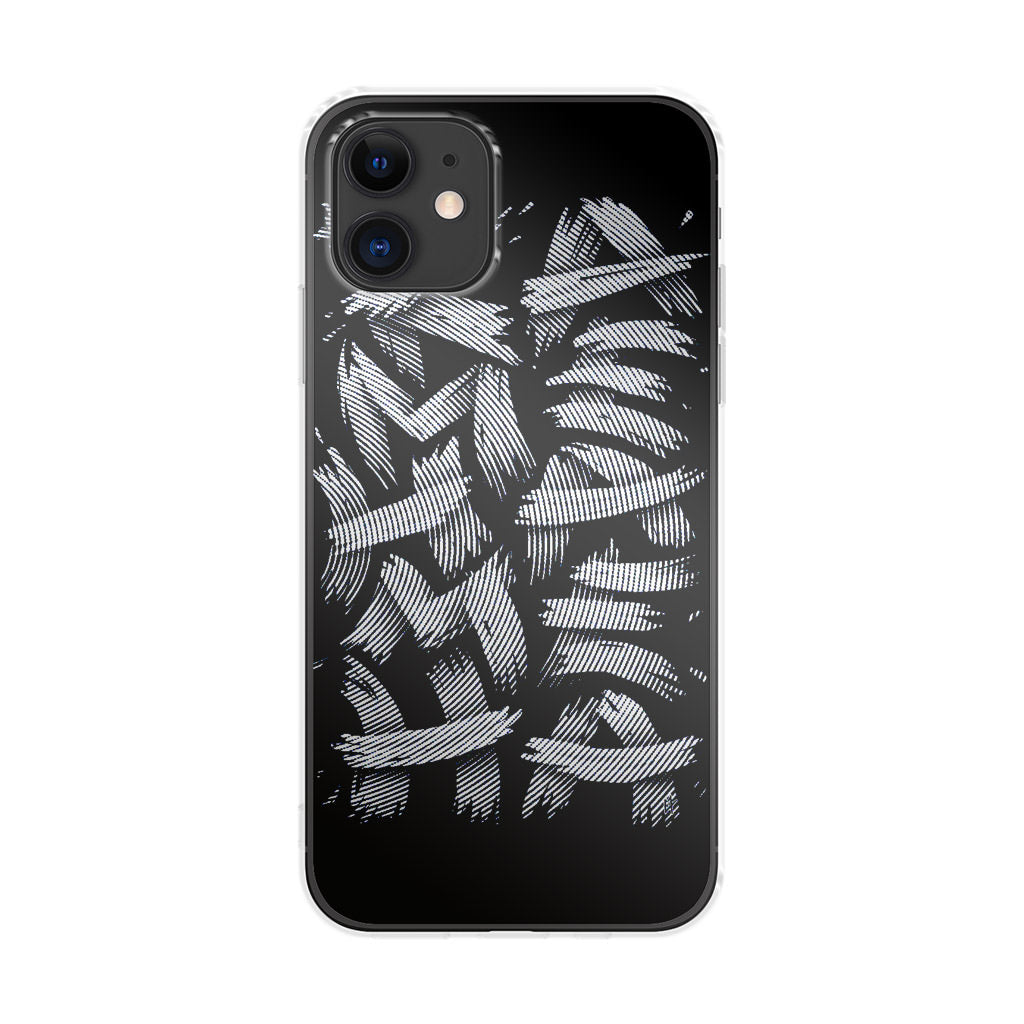 Dragon Ball Kamehameha Font Art iPhone 12 Case