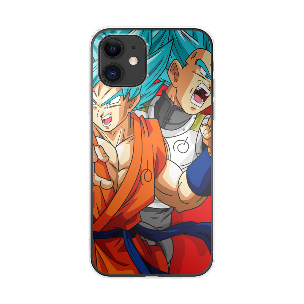 Dragon Ball Super SSGSS Goku And Vegeta iPhone 12 Case