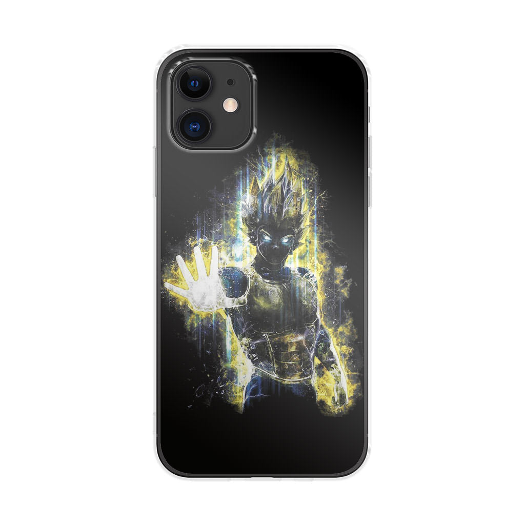 Dragon Ball Z Vegeta Bad Saiyan Prince iPhone 12 Case