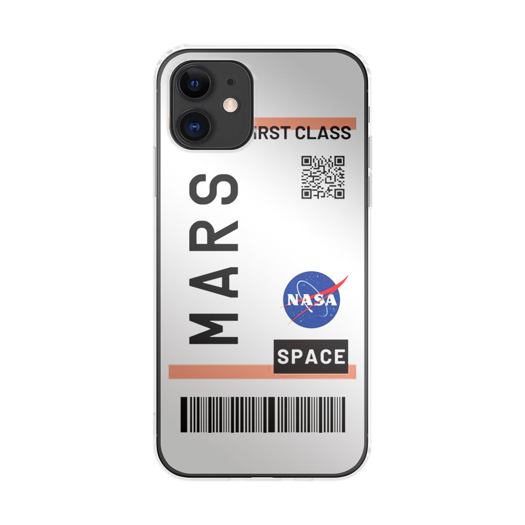 First Class Ticket To Mars iPhone 12 Case