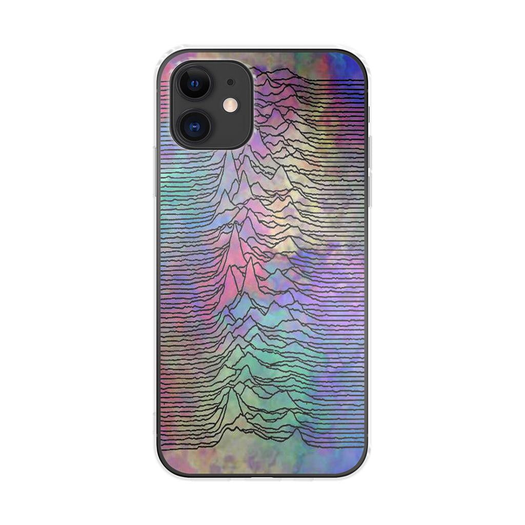 Joy Division Unknown Pleasures Colorful iPhone 12 Case