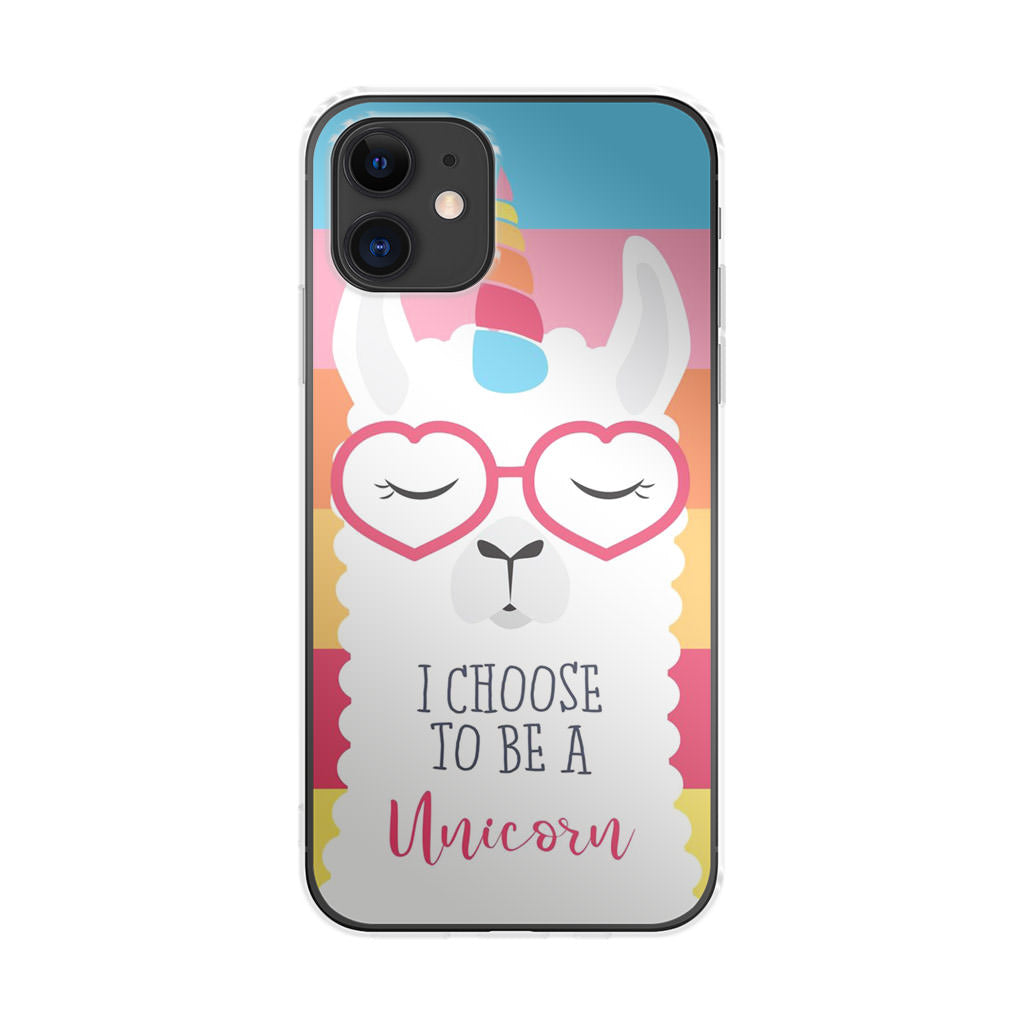 Llama Unicorn iPhone 12 Case