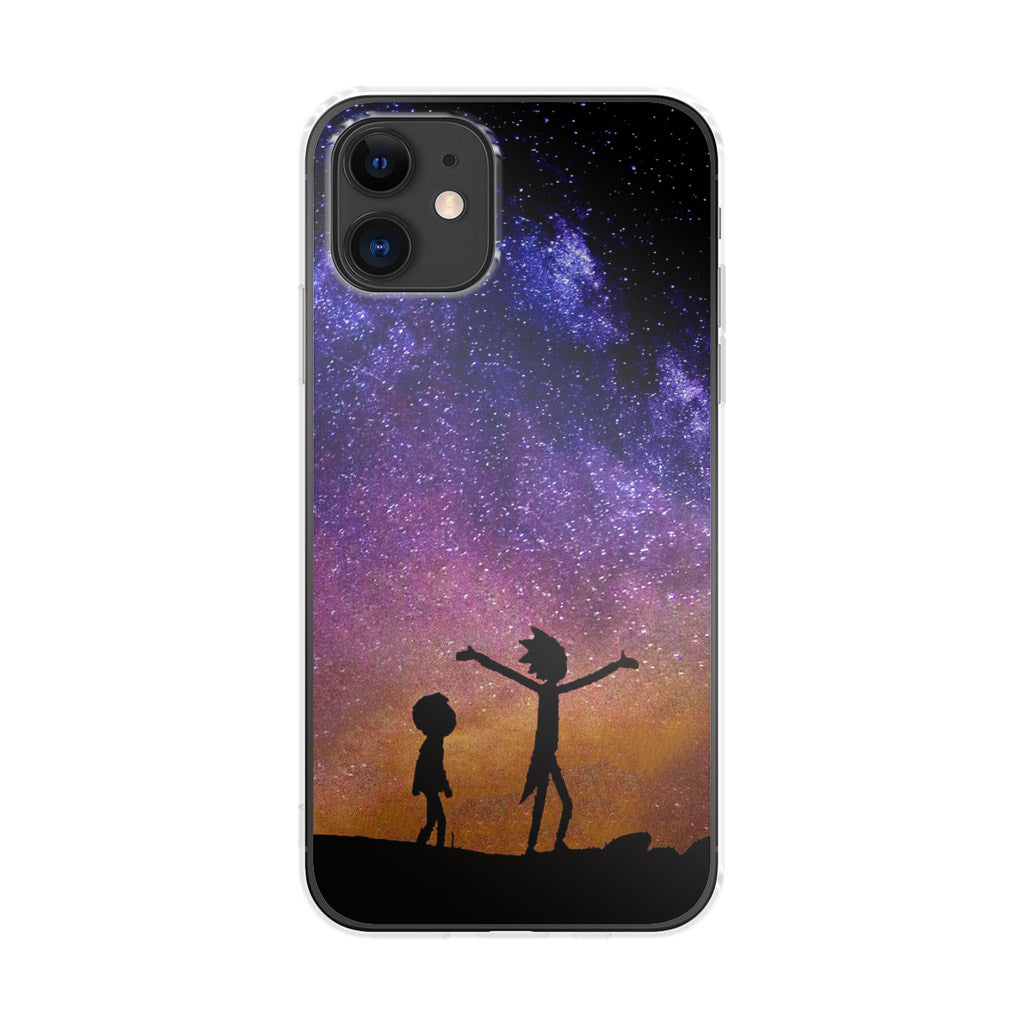 Rick And Morty Space Nebula iPhone 12 Case