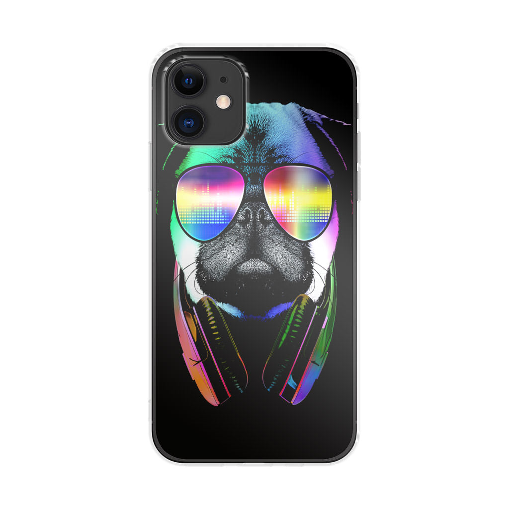 Music Lover Pug V iPhone 12 Case