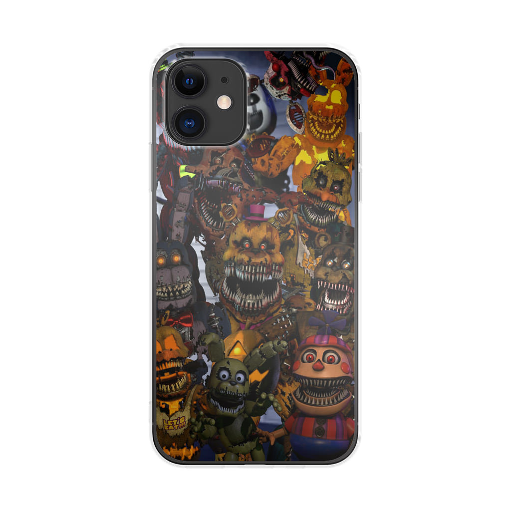 Five Nights at Freddy's Scary Characters iPhone 11 Case