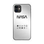 NASA Minimalist White iPhone 12 mini Case