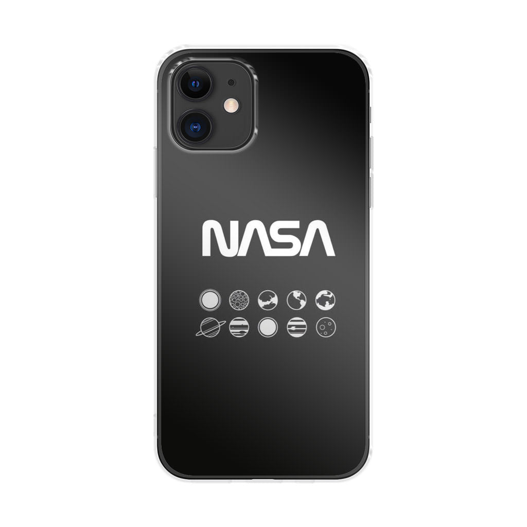 NASA Minimalist iPhone 12 Case