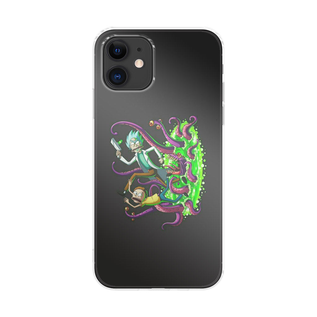 Rick And Morty Pass Through The Portal iPhone 11 Case