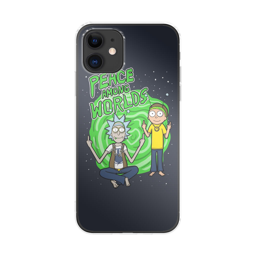 Rick And Morty Peace Among Worlds iPhone 11 Case