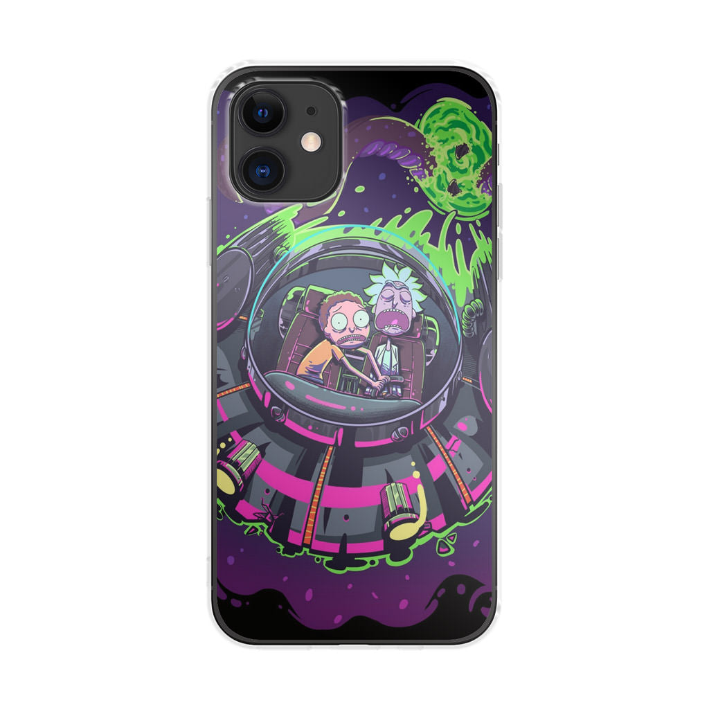 Rick And Morty Spaceship iPhone 11 Case