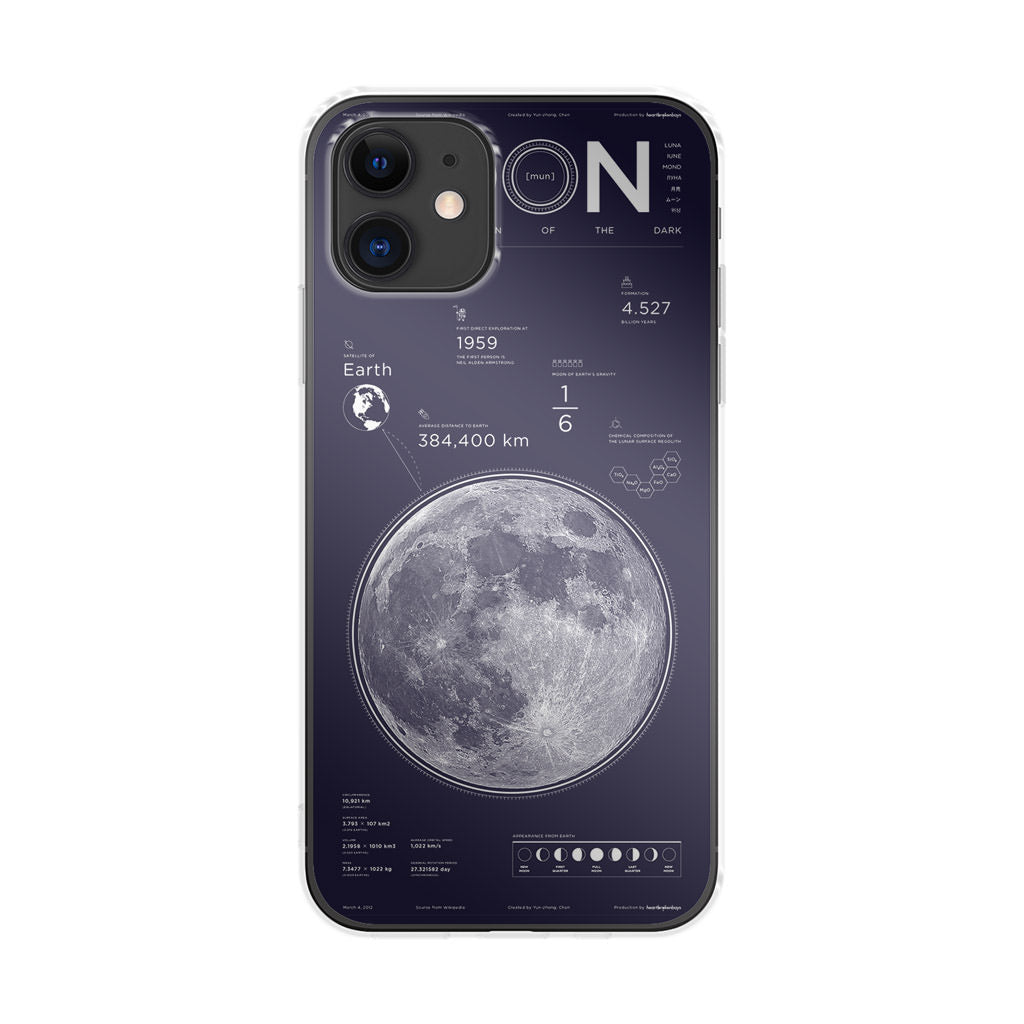 The Moon iPhone 12 Case