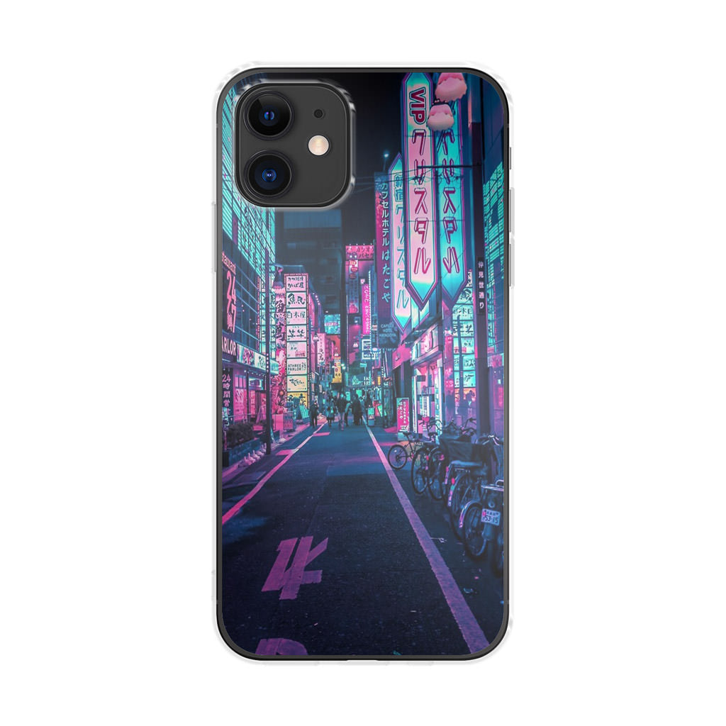 Tokyo Street Wonderful Neon iPhone 12 mini Case