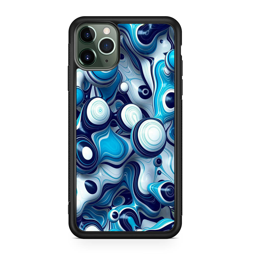 Abstract Art All Blue iPhone 11 Pro Max Case