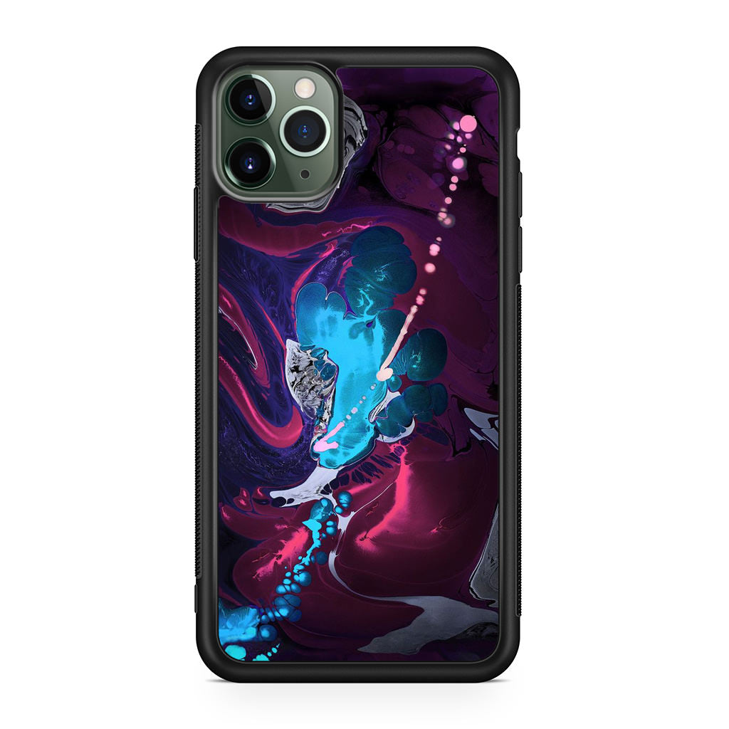 Abstract Purple Blue Art iPhone 11 Pro Max Case