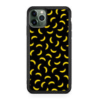 Bananas Fruit Pattern Black iPhone 11 Pro Case