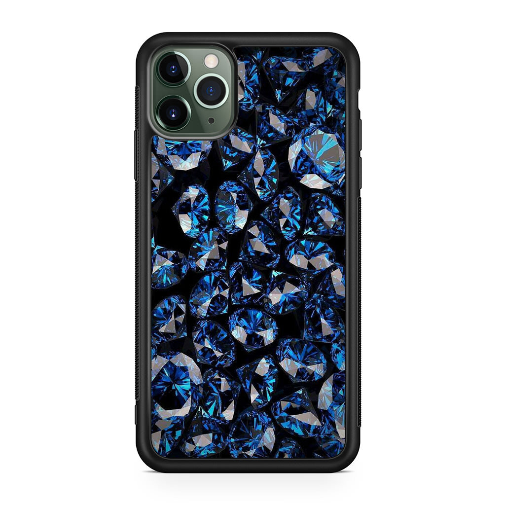 Blue Diamonds Pattern iPhone 11 Pro Case