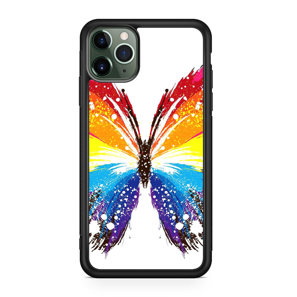 Butterfly Abstract Colorful iPhone 11 Pro Case