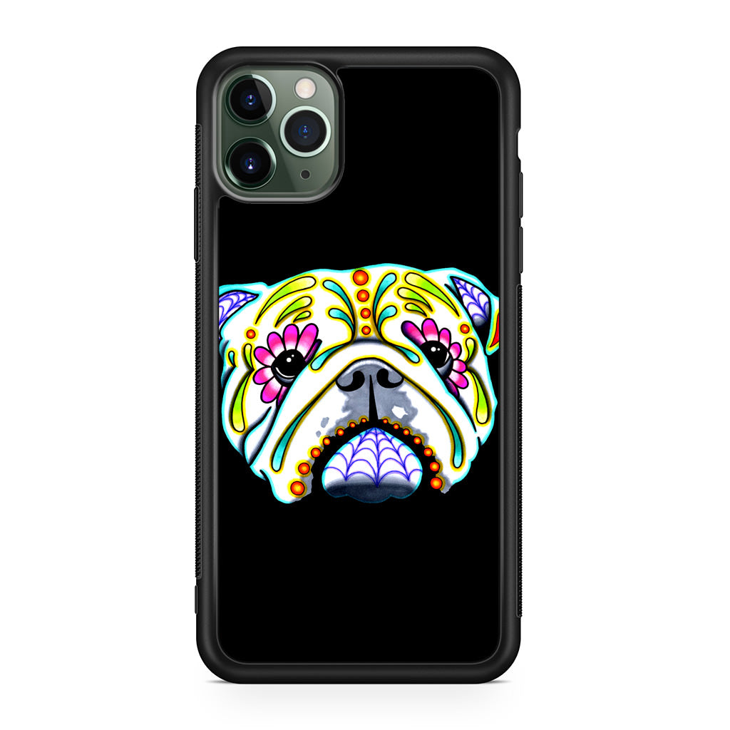 Colorful Bulldog Art iPhone 11 Pro Case