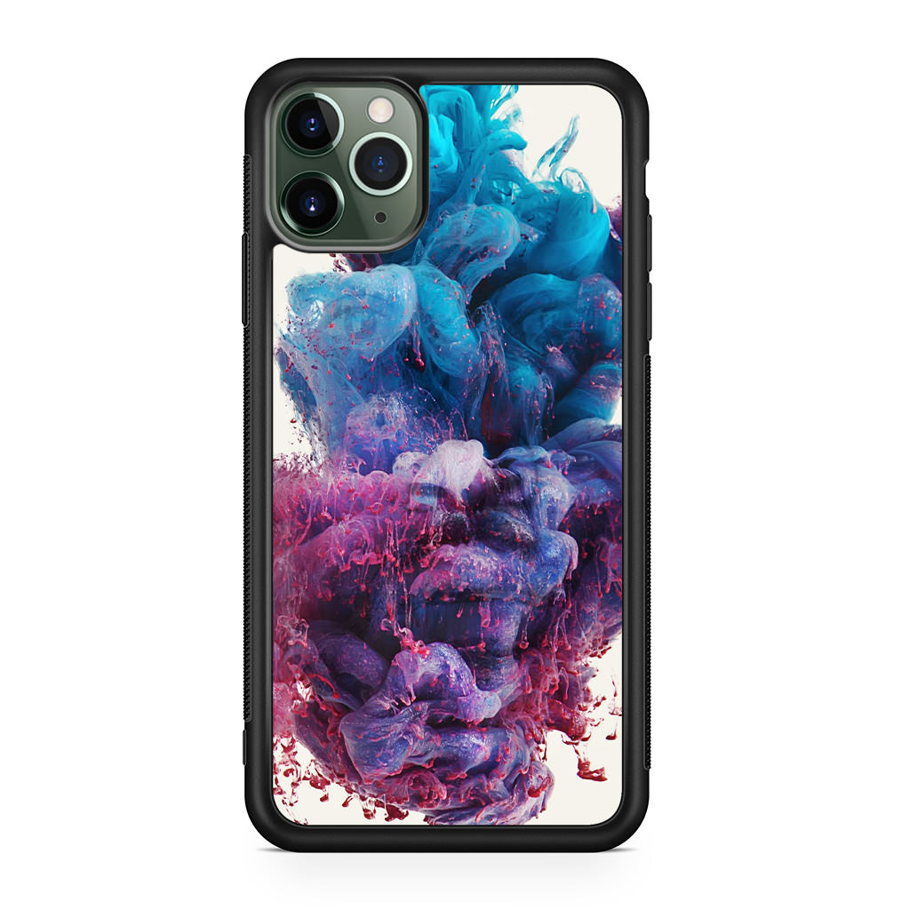 Colorful Dust Art on White iPhone 11 Pro Case