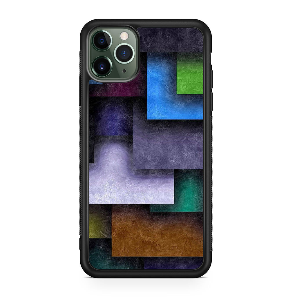 Colorful Rectangel Art iPhone 11 Pro Case