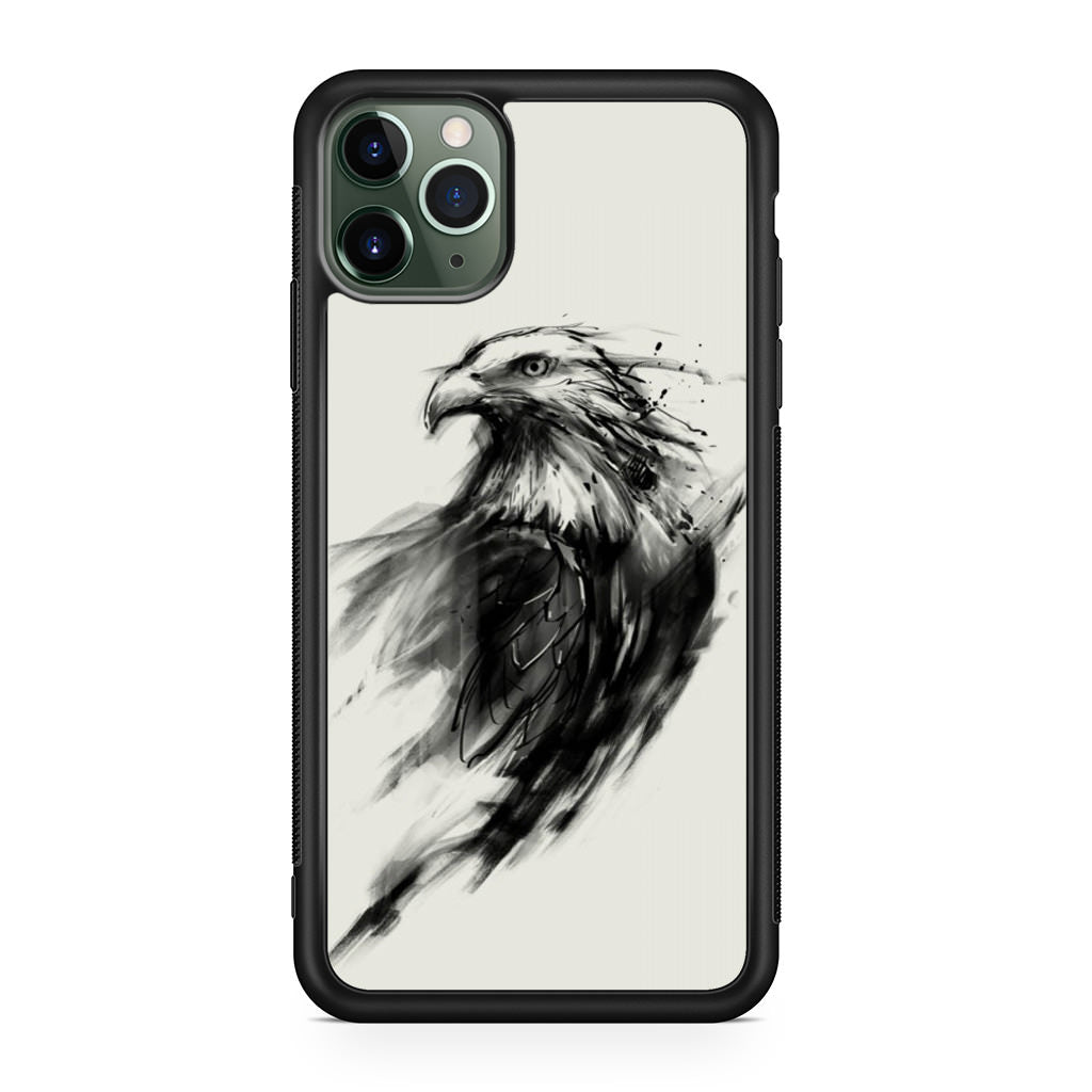 Eagle Art Black Ink iPhone 11 Pro Case