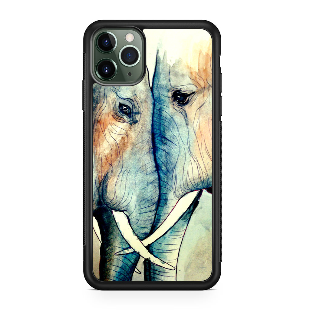 Elephants Sadness iPhone 11 Pro Max Case