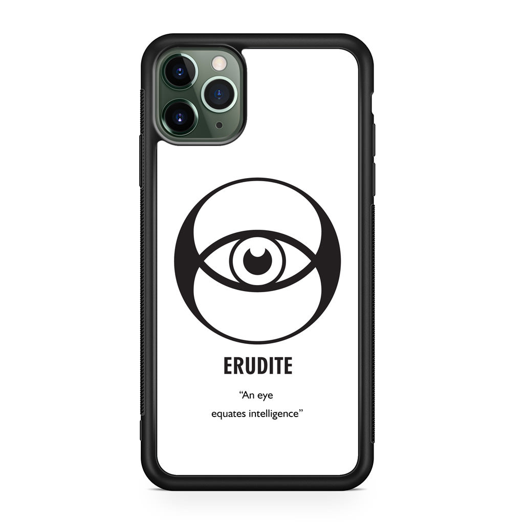 Erudite Divergent Faction iPhone 11 Pro Case