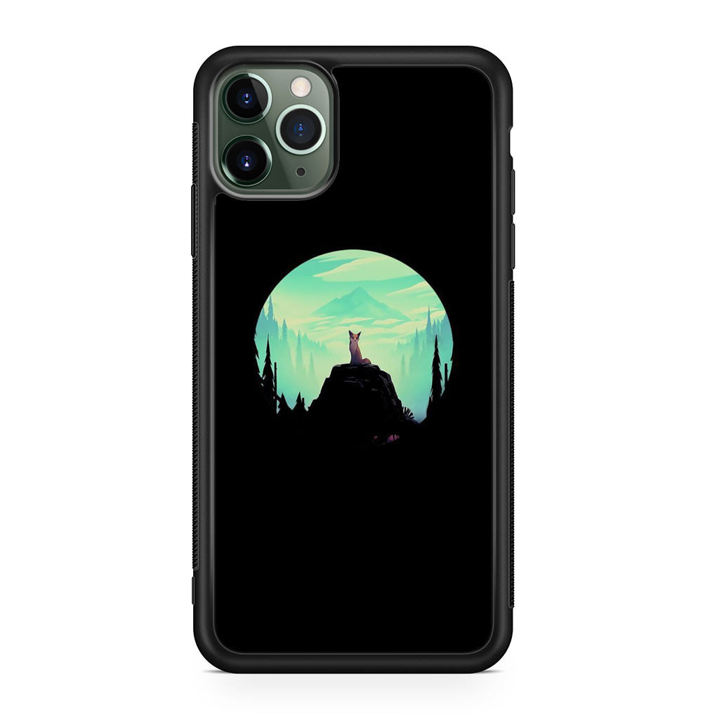 Fox on the Rock iPhone 11 Pro Case