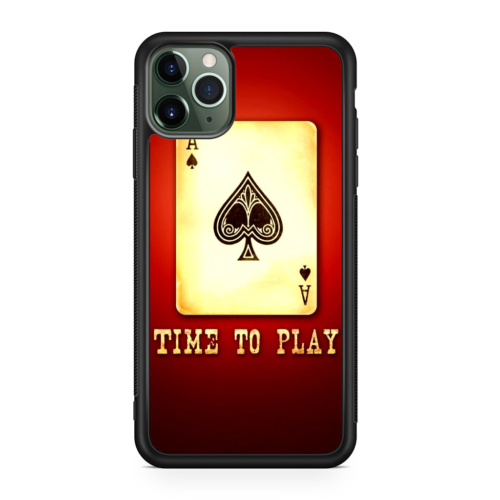 Game Card Time To Play iPhone 11 Pro Case