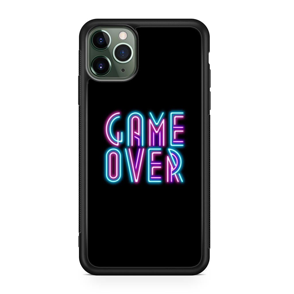 Game Over Neon iPhone 11 Pro Case