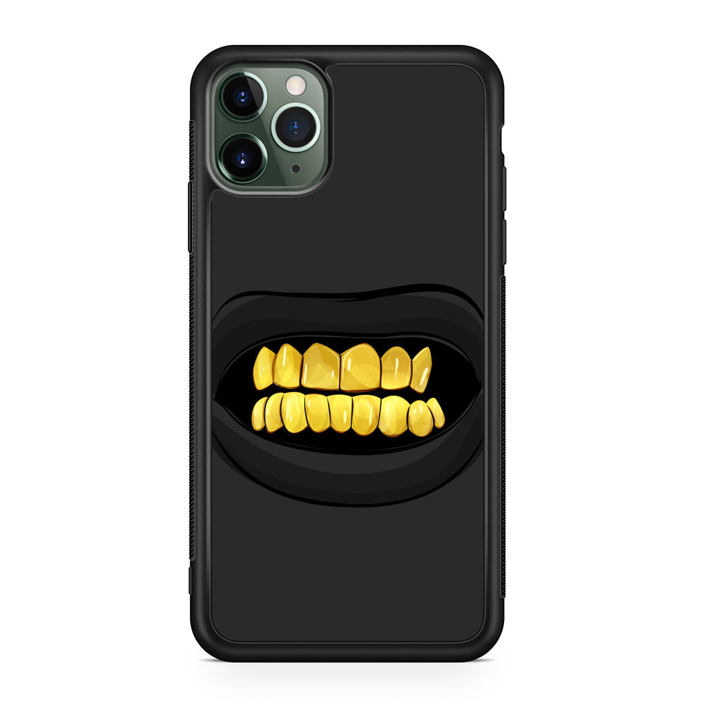 Gold Grillz iPhone 11 Pro Case