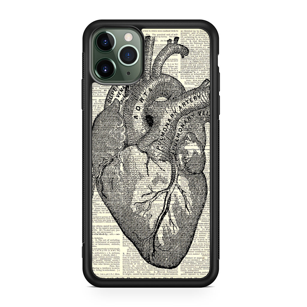 Heart Book Art iPhone 11 Pro Max Case