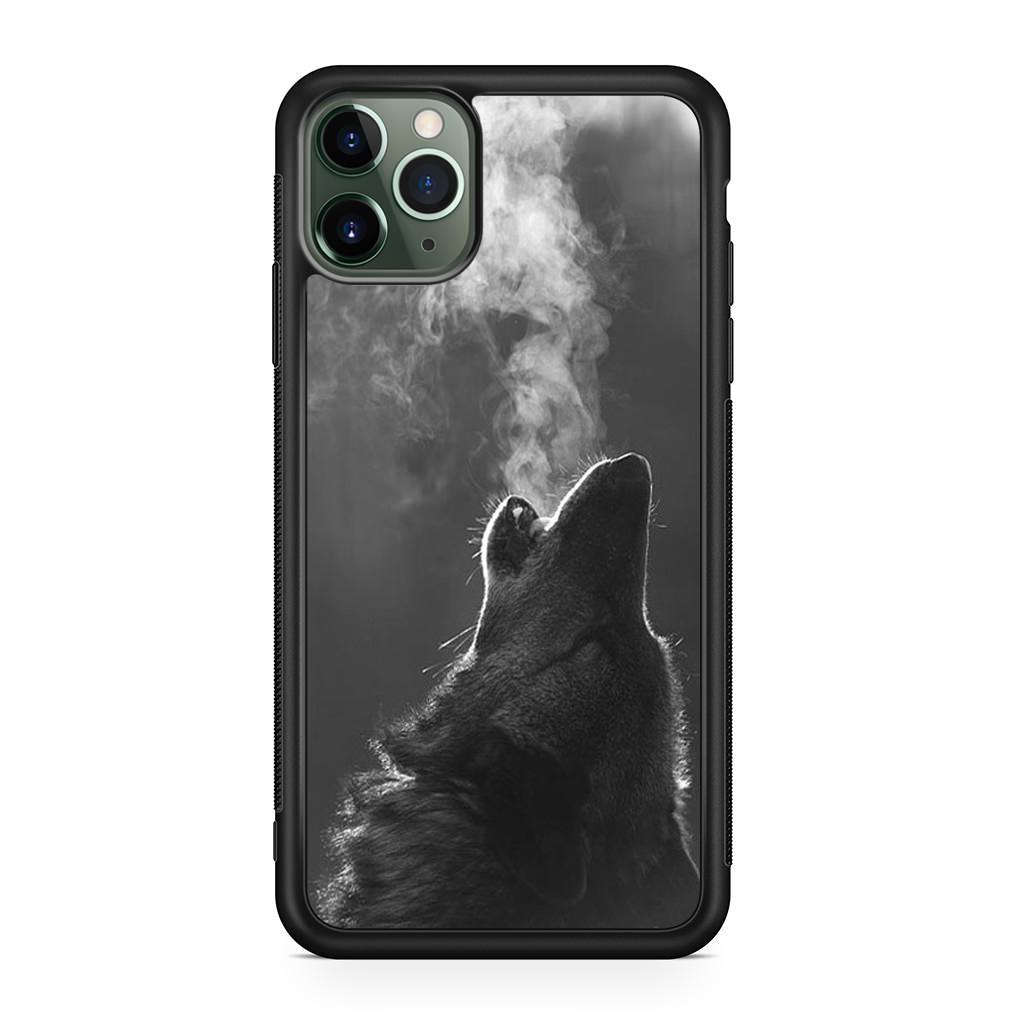 Howling Wolves Black and White iPhone 11 Pro Max Case